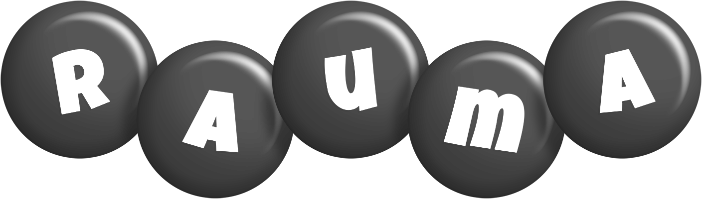 Rauma candy-black logo