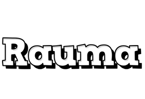 Rauma snowing logo