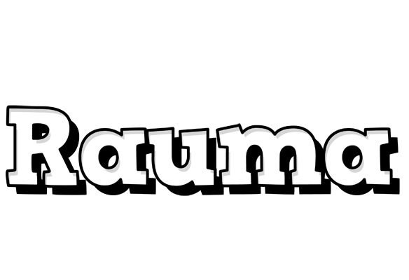 Rauma snowing logo