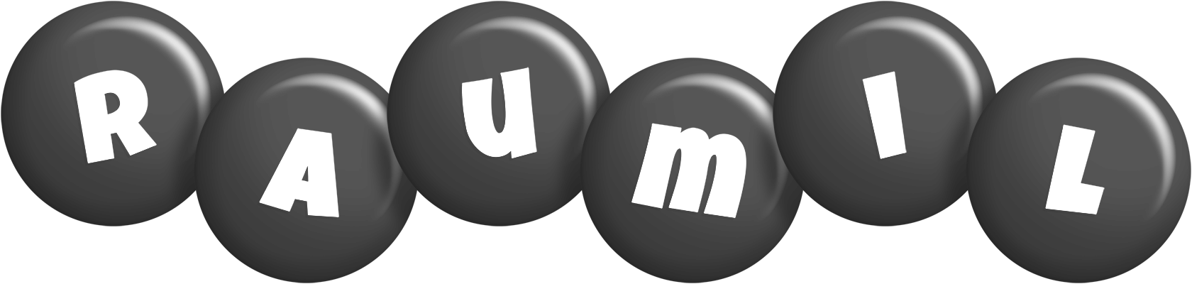 Raumil candy-black logo