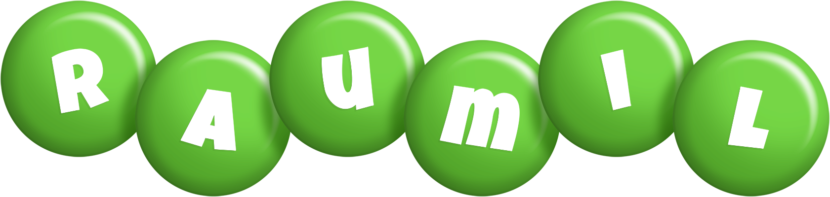 Raumil candy-green logo