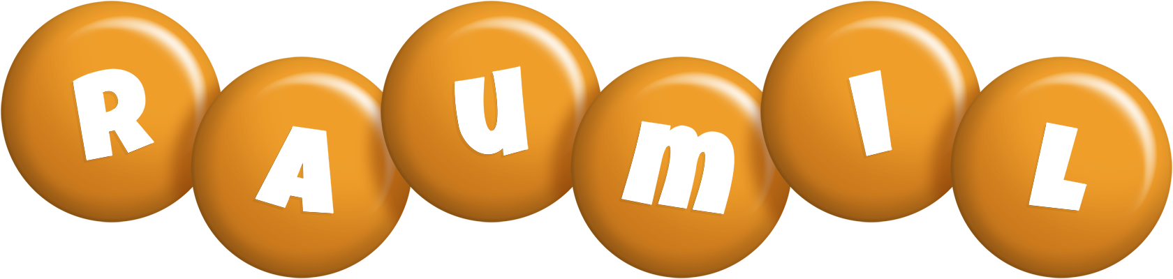 Raumil candy-orange logo