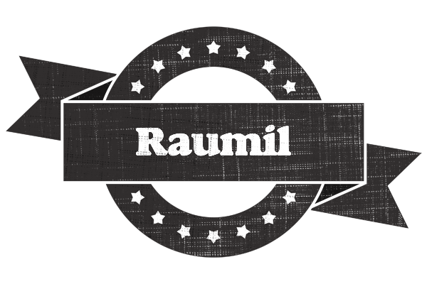 Raumil grunge logo