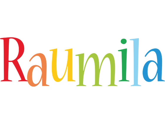 Raumila birthday logo