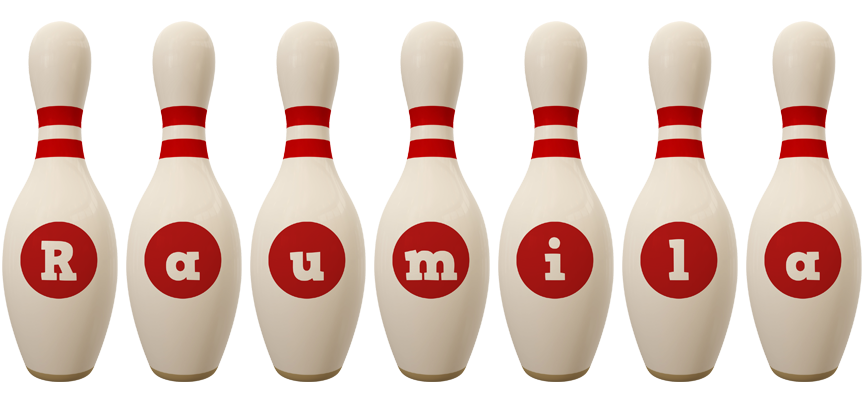 Raumila bowling-pin logo