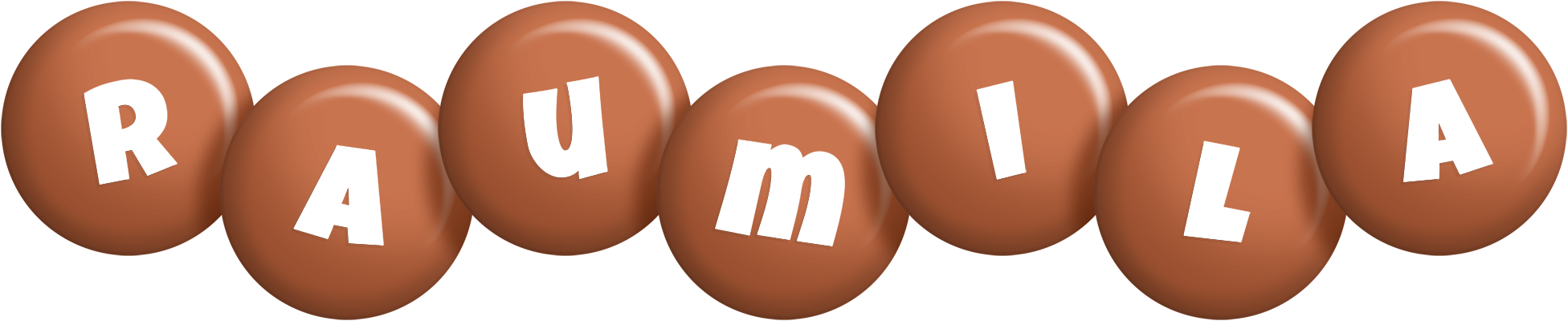 Raumila candy-brown logo