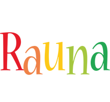 Rauna birthday logo