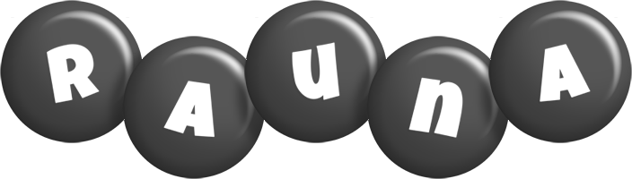 Rauna candy-black logo