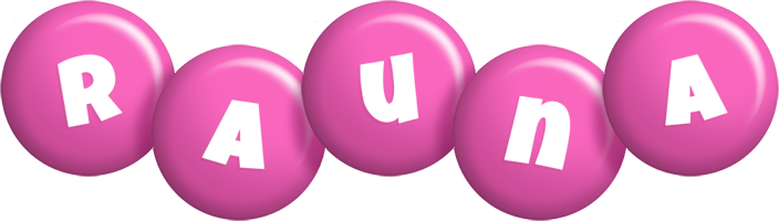 Rauna candy-pink logo