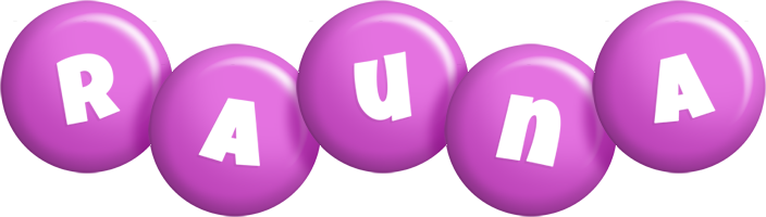 Rauna candy-purple logo