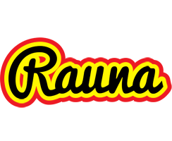 Rauna flaming logo
