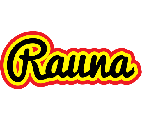 Rauna flaming logo