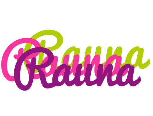 Rauna flowers logo