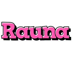 Rauna girlish logo