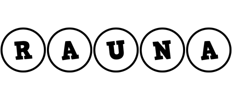 Rauna handy logo