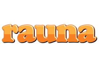 Rauna orange logo