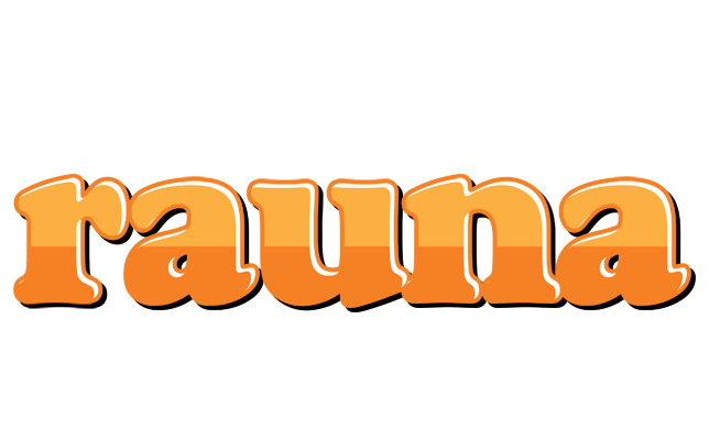 Rauna orange logo