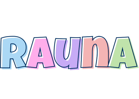 Rauna pastel logo