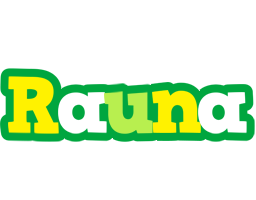 Rauna soccer logo