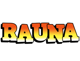 Rauna sunset logo