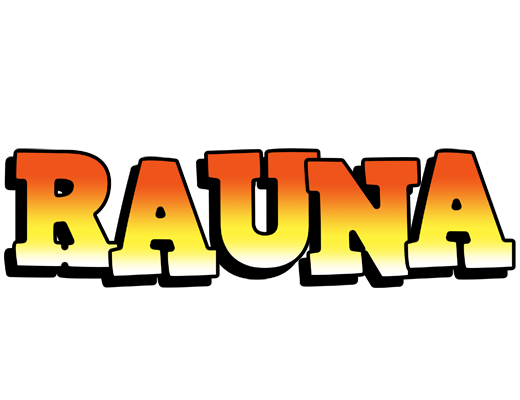 Rauna sunset logo