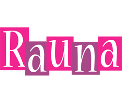 Rauna whine logo