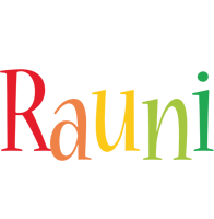 Rauni birthday logo