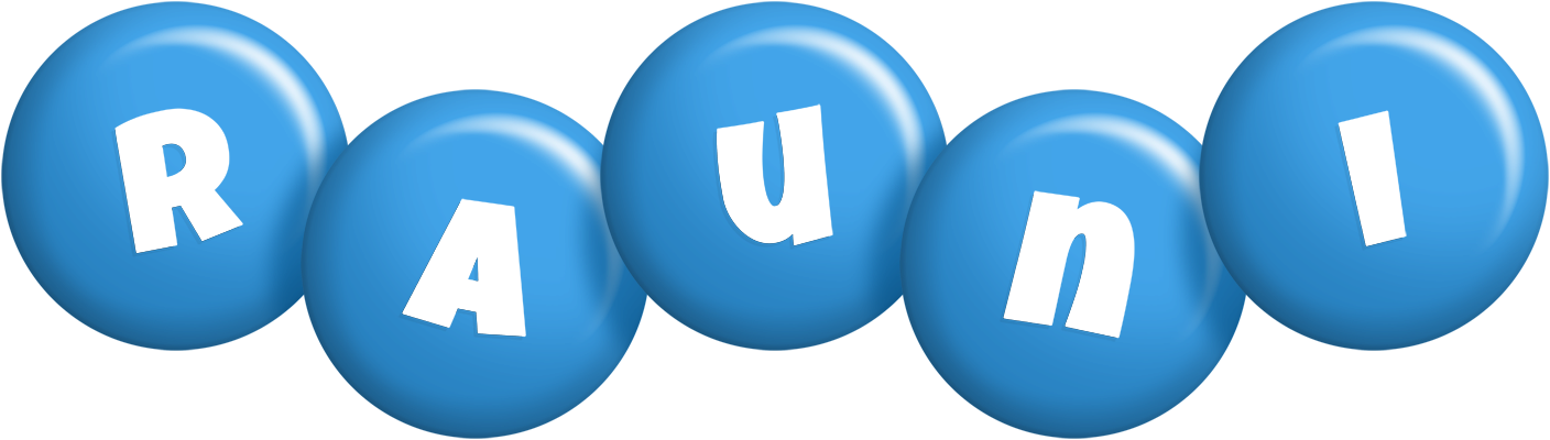 Rauni candy-blue logo