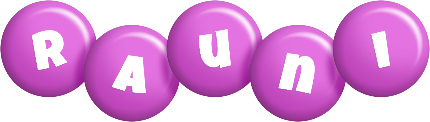 Rauni candy-purple logo