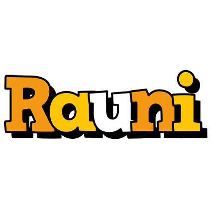 Rauni cartoon logo