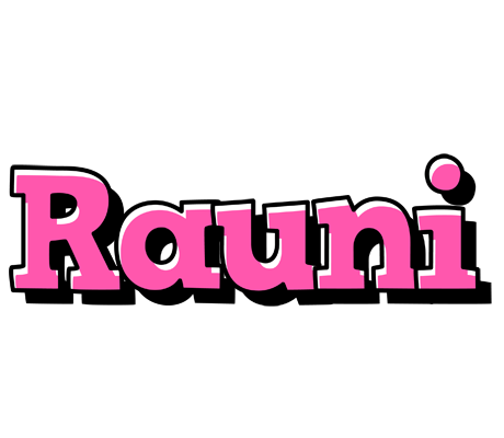 Rauni girlish logo