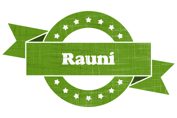 Rauni natural logo