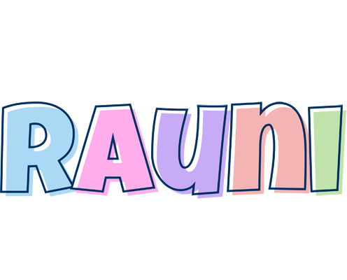 Rauni pastel logo