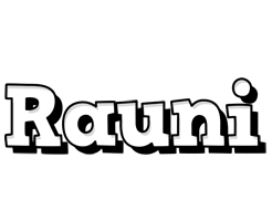 Rauni snowing logo