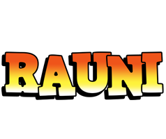 Rauni sunset logo