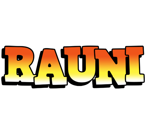 Rauni sunset logo