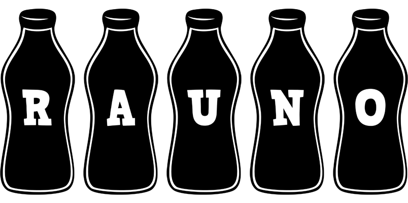 Rauno bottle logo