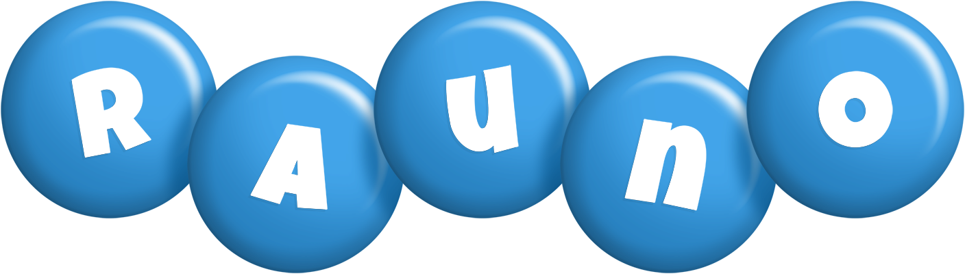 Rauno candy-blue logo