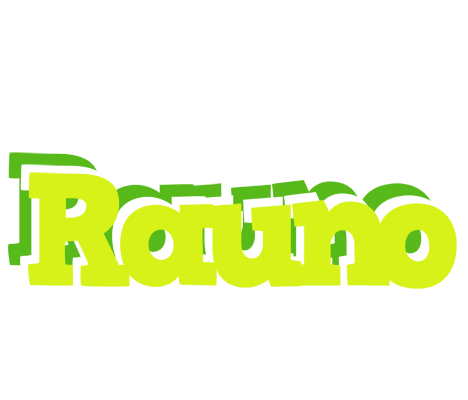 Rauno citrus logo