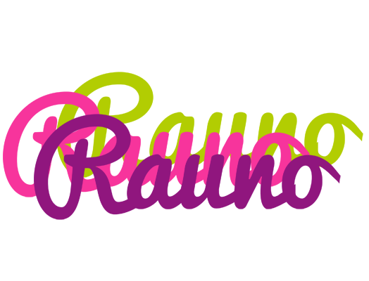 Rauno flowers logo