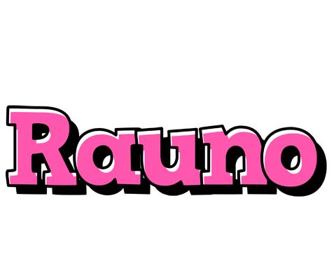 Rauno girlish logo