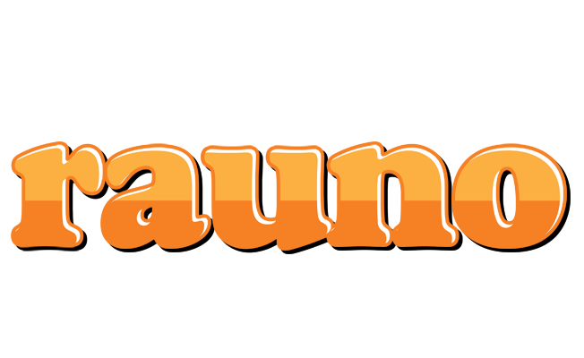 Rauno orange logo