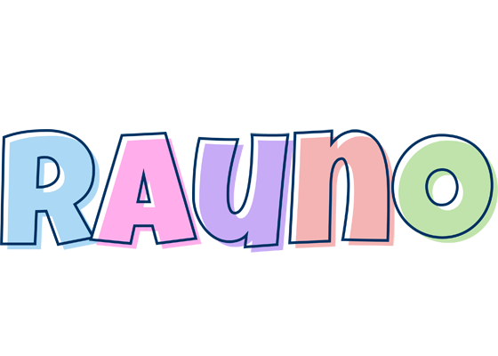 Rauno pastel logo