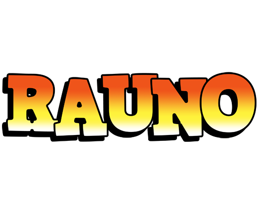 Rauno sunset logo