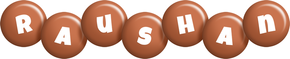 Raushan candy-brown logo