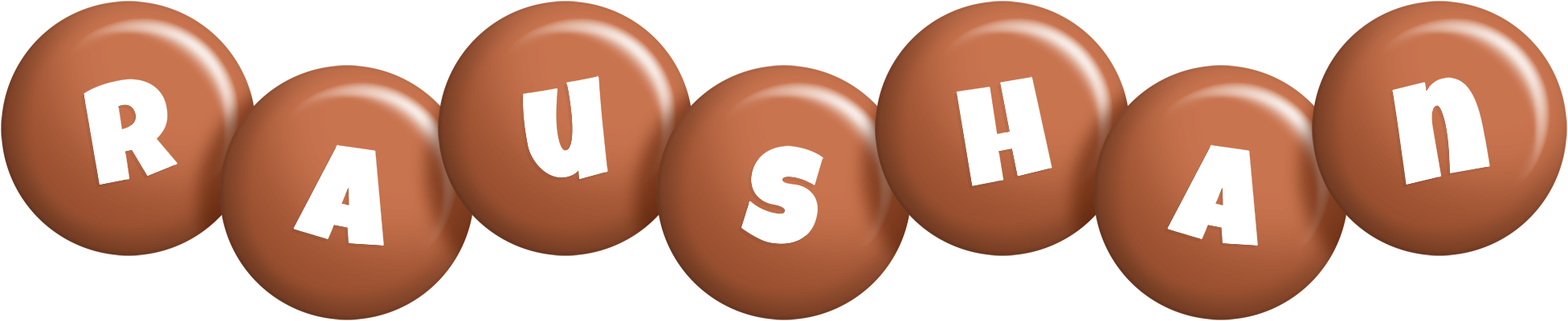 Raushan candy-brown logo