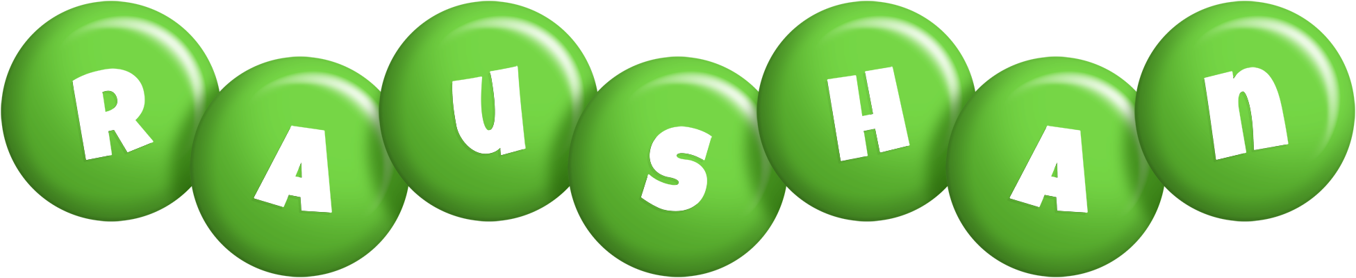 Raushan candy-green logo