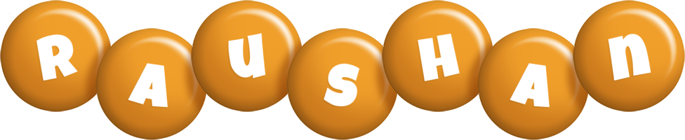 Raushan candy-orange logo
