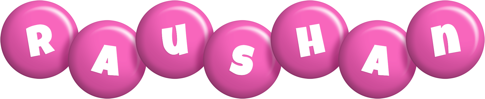 Raushan candy-pink logo