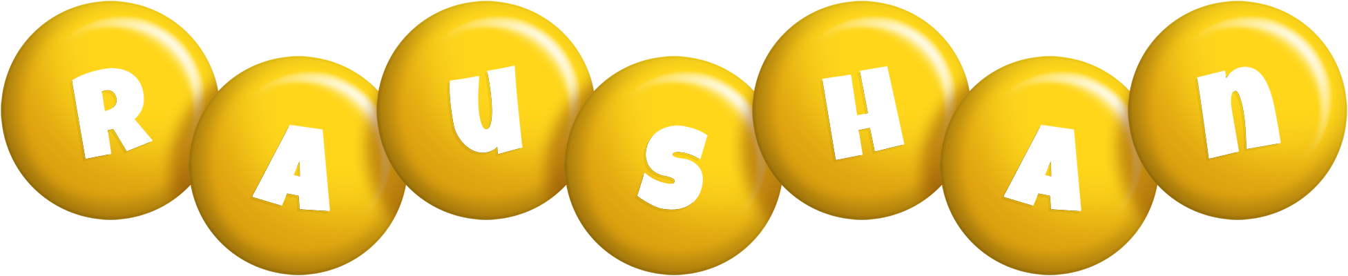Raushan candy-yellow logo